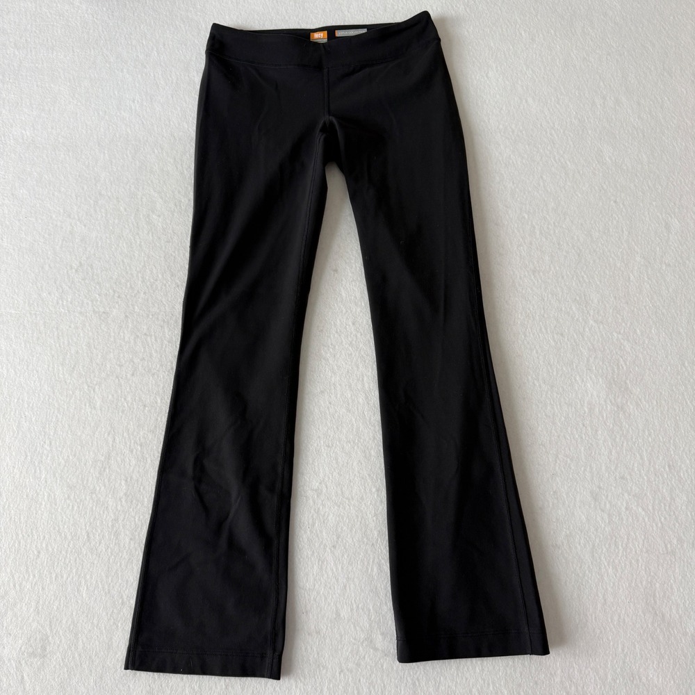 Lucy Lotus Collection Yoga Pants Womens Medium Black lucy power max Bootcut